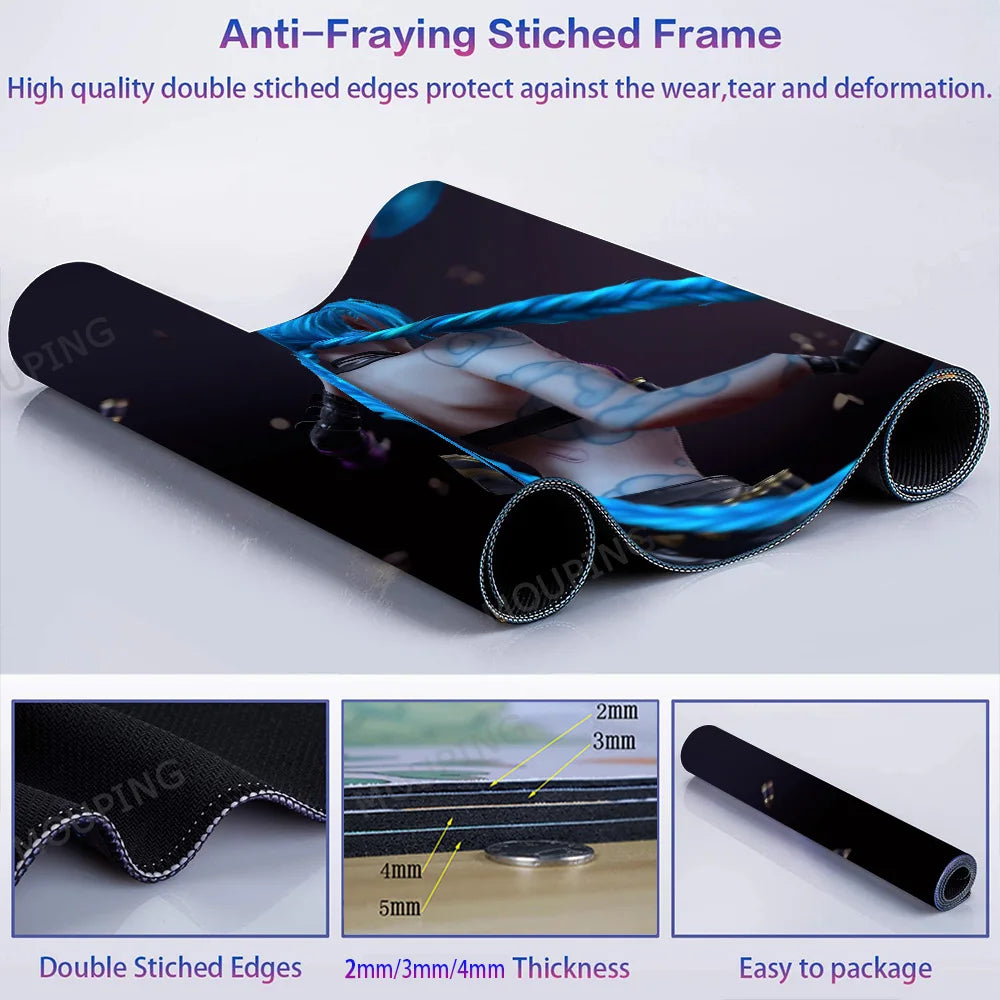 Black Deskmat Carpet Desk Accessories Laptop Gamer Mause Pad White Mouse Pad Large Mousepad 900x400 Office Tables mouse mats
