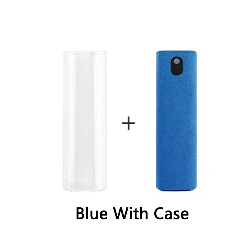 2 In 1 Screen Cleaner Spray Kit Portable Screen Cleaning Tools Microfiber Cloth For Apple Watch iPhone Xiaomi PC Laptops Phone