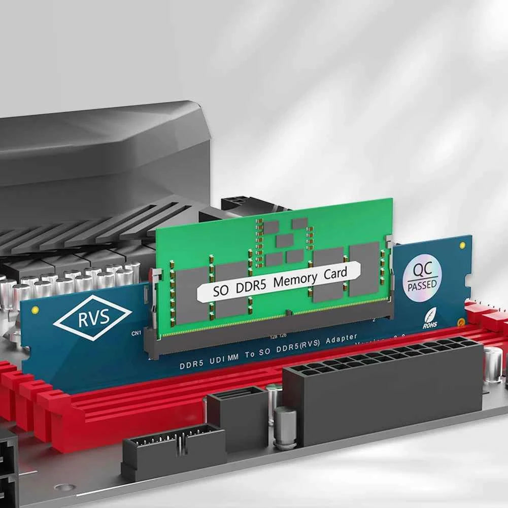 Laptop SO DDR5 RAM To Desktop DDR5 U-DIMM Adapter  Memory Card Converter  Laptop To Desktop SO-DIMM To PC DIMM Card
