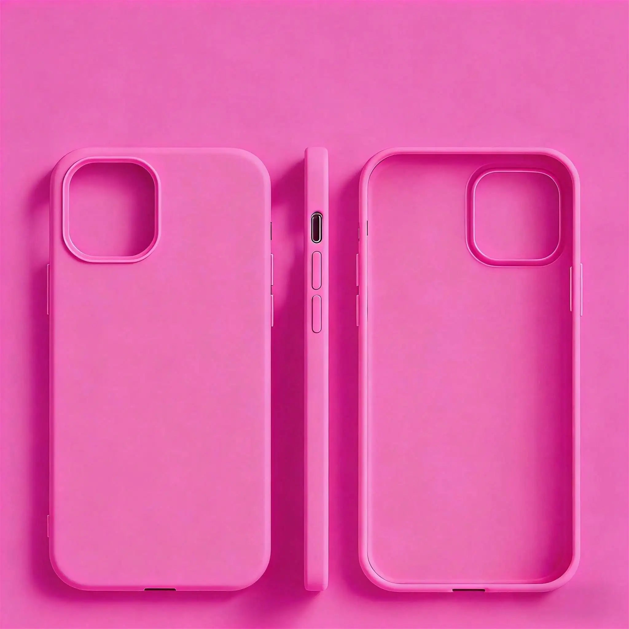 Solid Color Silicone TPU Shockproof Basic Liquid Silicone Phone Case Genuine Cream Yellow TPU Prevents Yellowing Soft-Level Prot