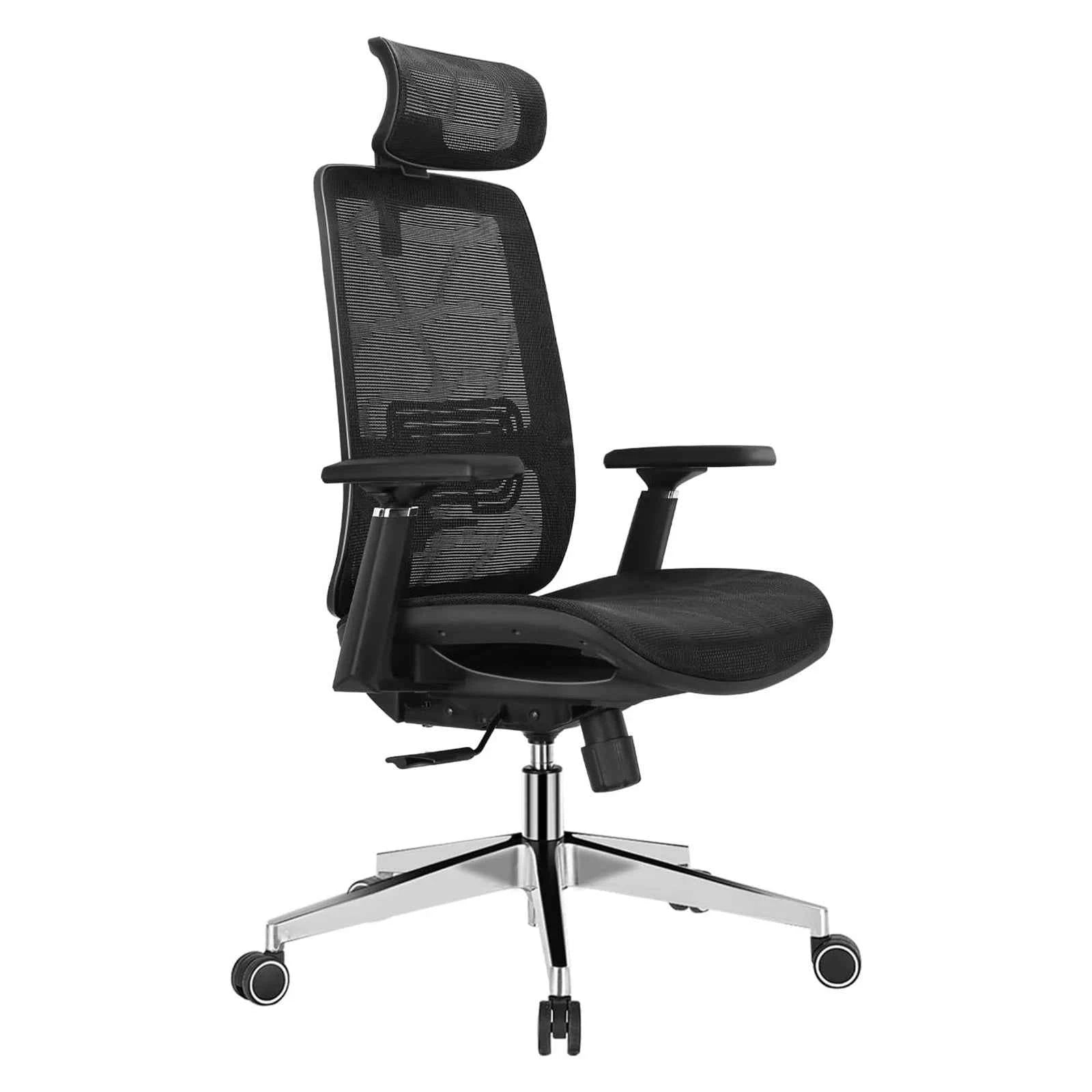 Ergonomic Mesh Adjustable Lumbar Support Office Chair 120°Tilt High Back Comfortable Computer Chair with Soft Flip Up Arms