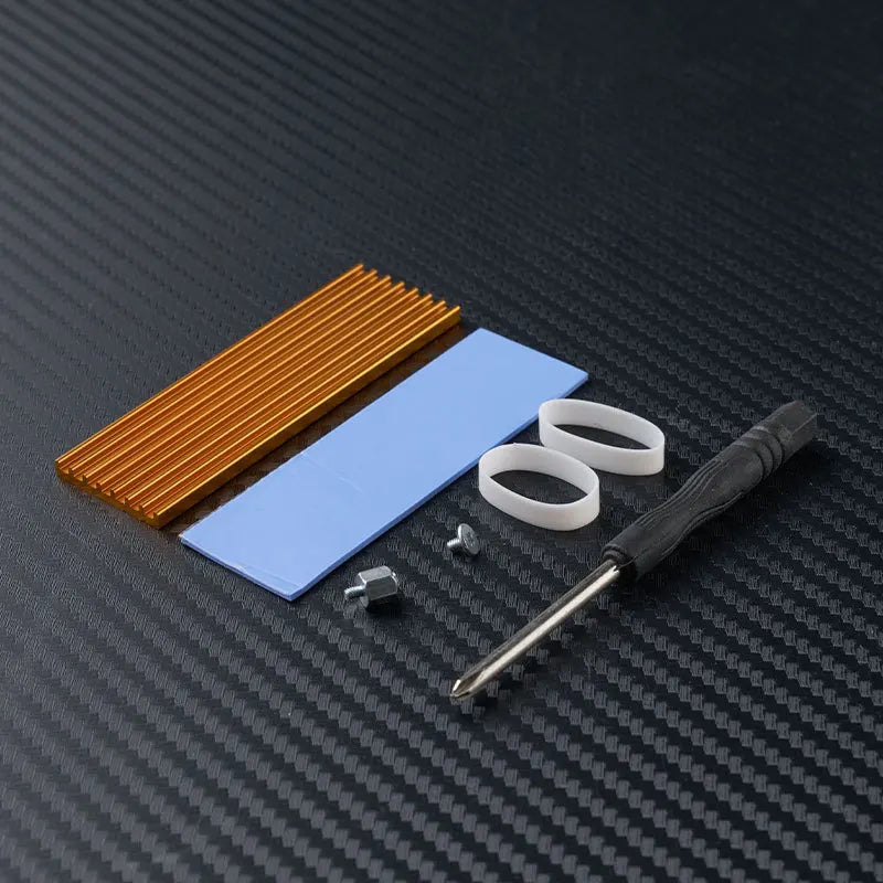M.2 NVME NGFF 2280 Solid State Hard Disk Radiator Aluminum M.2 SSD Heatsink M.2 SSD Cooler With Thermal Pad For PS5 Desktop PC
