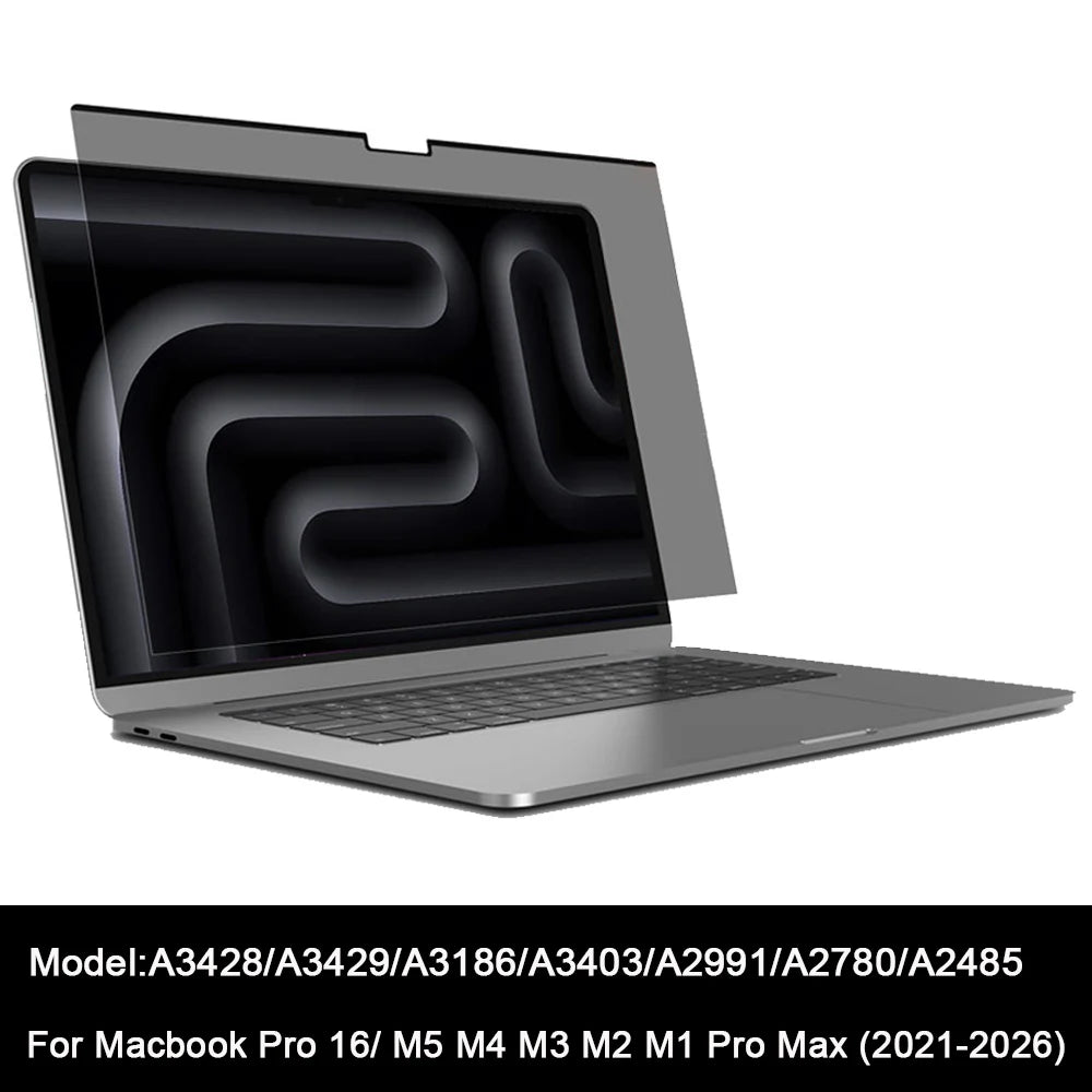 2026 For Macbook Air 13.6 M5 M4 M3 M2 2022-2026 Monitor Privacy Screen Protector,For Macbook Pro 14/16 M5 M4 M3 M2 M1 Pro/Max