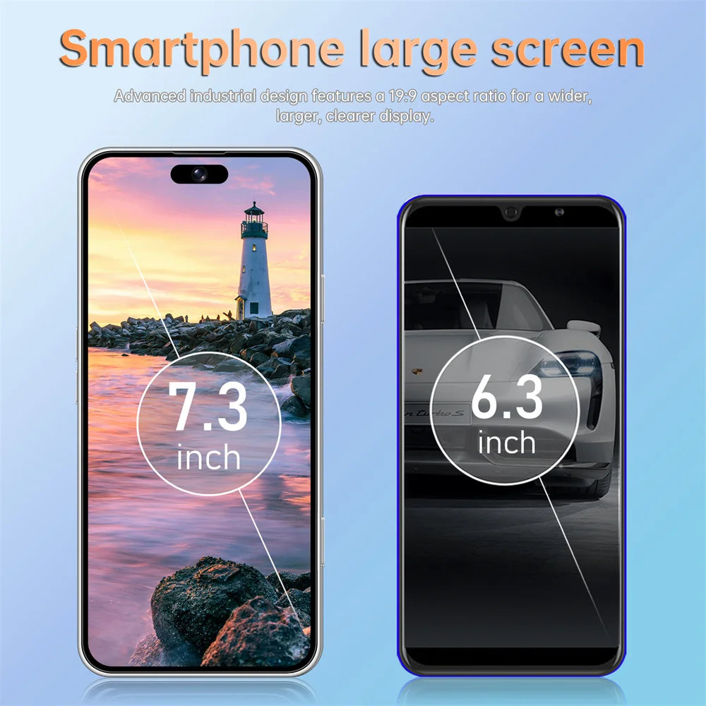 NEW SALE Silicone Protective Covers Are Used for i17 Pro Max 5G Mobile Cell Phones Accessories 7.3inch Android Smartphone Case
