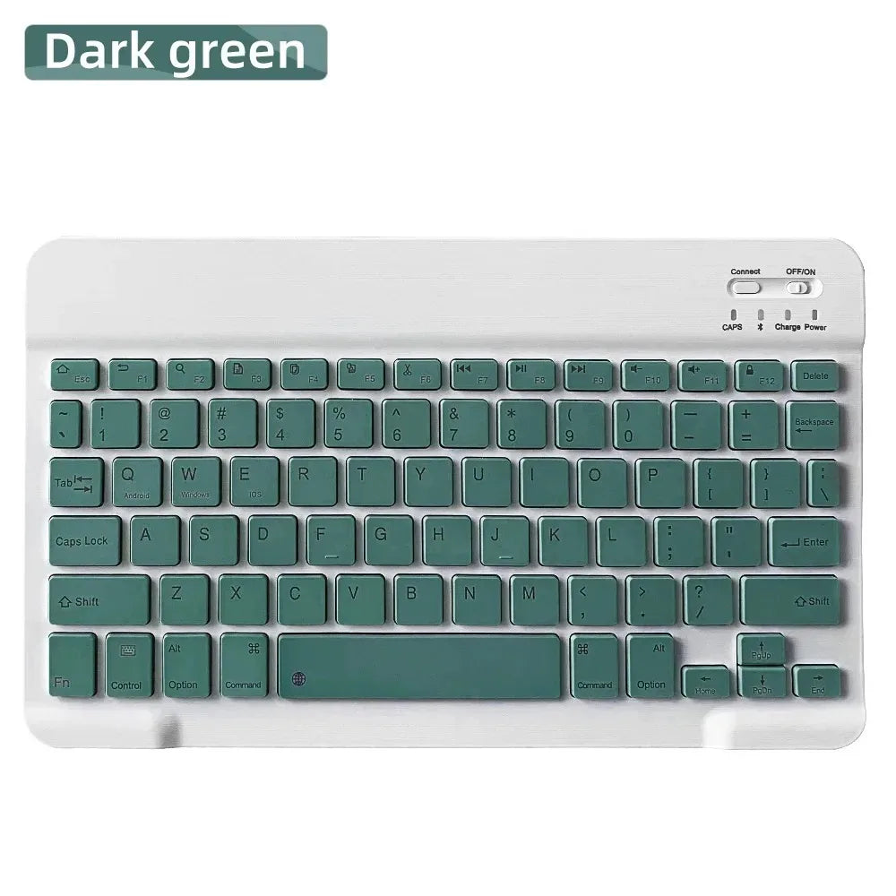 Tablet Wireless 10inch Keyboard For iOS Android Windows For iPad Huawei Samsung Teclado Bluetooth-compatible Keyboard and Mouse