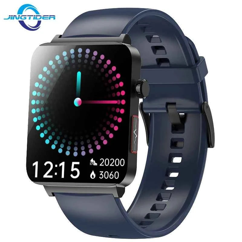 KS03 PRO Health Smart Watch For Men Women Bluetooth Calling Fitness Tracker Smartwatch E/C/G Test Outdoor 1.96" Large Screen SOS