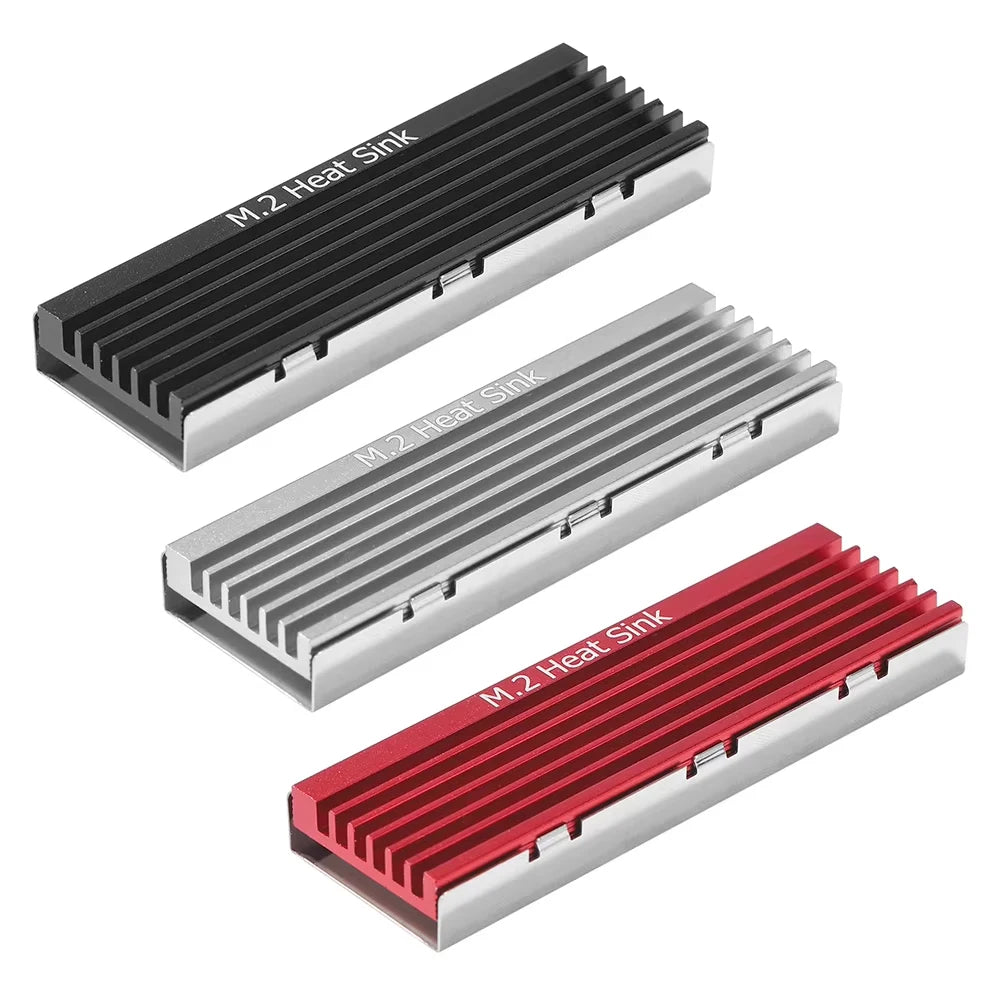 M.2 NVME 2280 Solid State Hard Disk Radiator Aluminum M.2 SSD Heat Sink M.2 SSD Cooler With Thermal Pad For PS5 Desktop PC