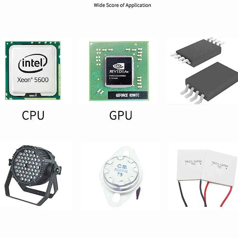 Coolcirc GD900 1g 7g 15g 30g Thermal Grease Paste Conductive High Performance Efficient heat 4.8W/M-K for CPU GPU
