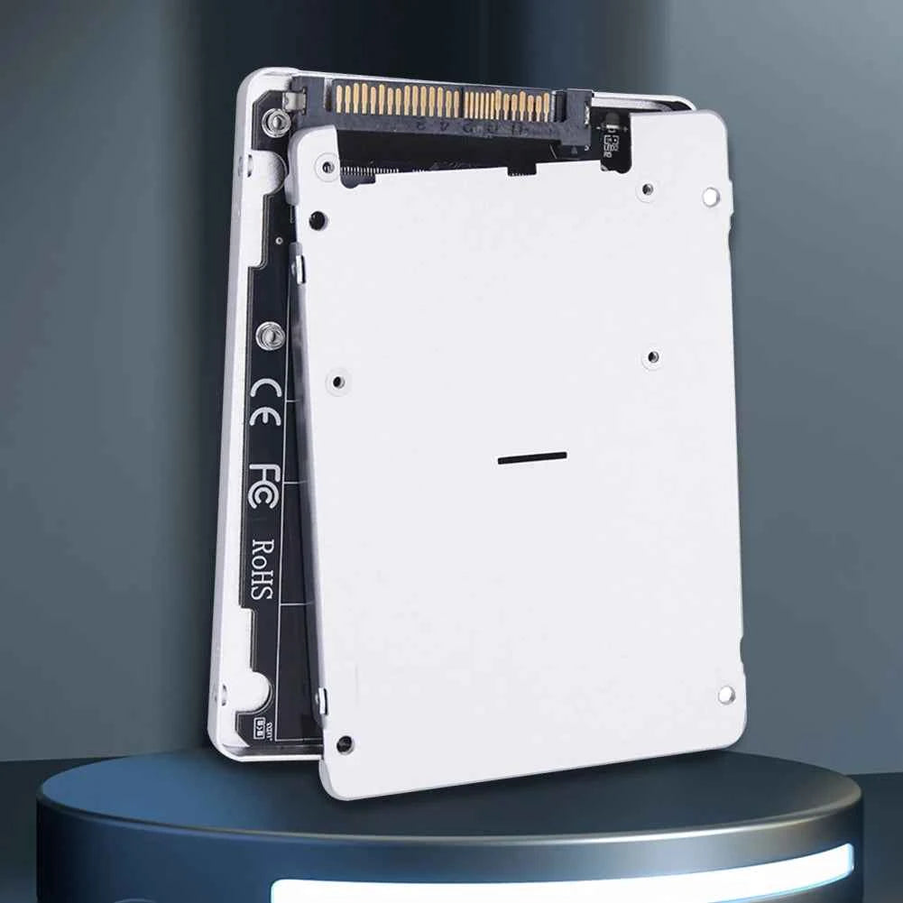 M.2 SSD To U.2 Adapter Card M.2 NVMe SATA-Bus NGFF SSD To PCI-e U.2 Adapter 32Gbps PC-E3.0X4 with Case for Desktop Computer