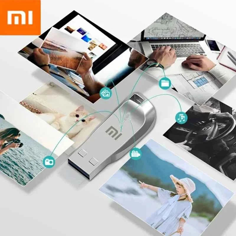 Xiaomi pendrive 3.2USB 2TB flash metal disk 1TB 512GB USB waterproof memory stick SSD unit, suitable for computer Disc buckle