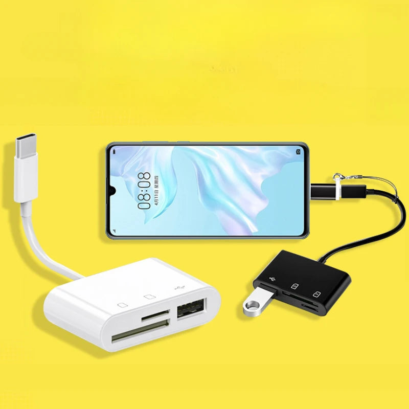 Type-C 3-in-1 Card Reader