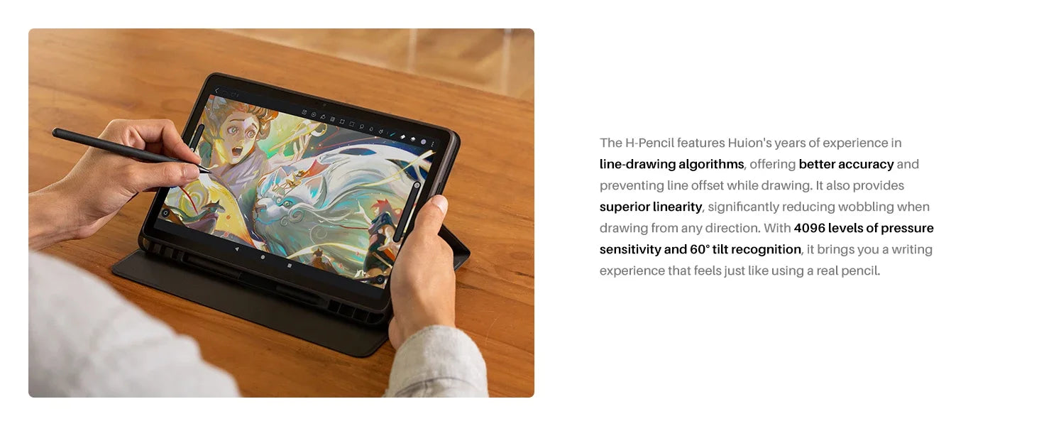 Huion Tablet Kamvas Slate 10/11/13 Android 14 Note Pad Portable Graphics Tablet 10-13 Inch, Bluetooth WIFI Wireless Connection