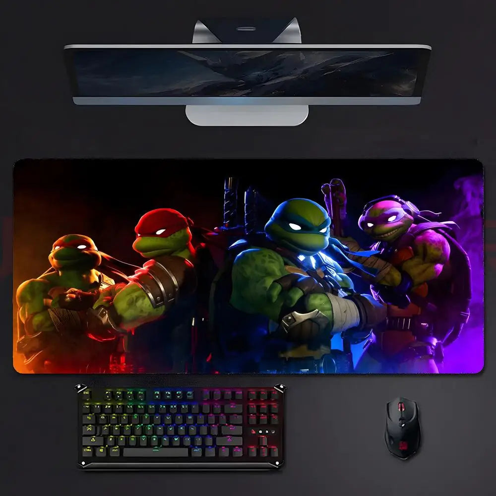 anime classic Teenage M-Mutant N-Ninja Turtles TMNT Mouse Pad Mousepad Large Gaming LockEdge Thickened PC Table Desk Mat
