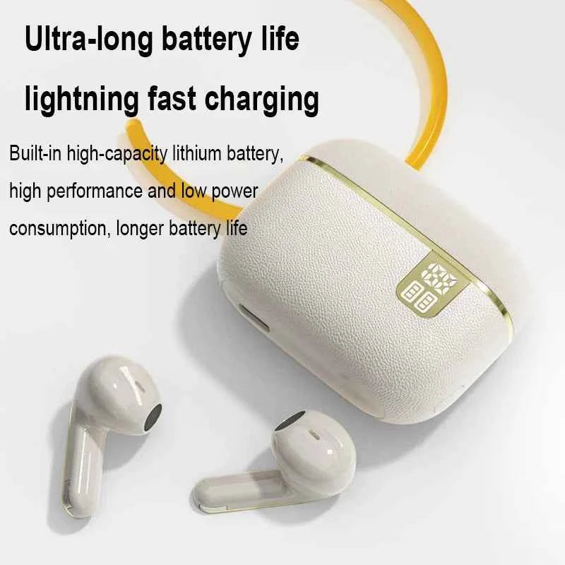 Bluetooth Earphone Wireless Headphone HiFi Stereo Sport Gaming Headsets ENC HD-Calling Noise Reduction Earbuds For Xiaomi iPhone