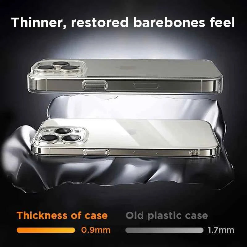 Joyroom Case For iPhone 16 15 Pro Max Case Crystal Transparent PC Anti-Yellow Lens Protection Cover For iPhone 16 Pro Max Case