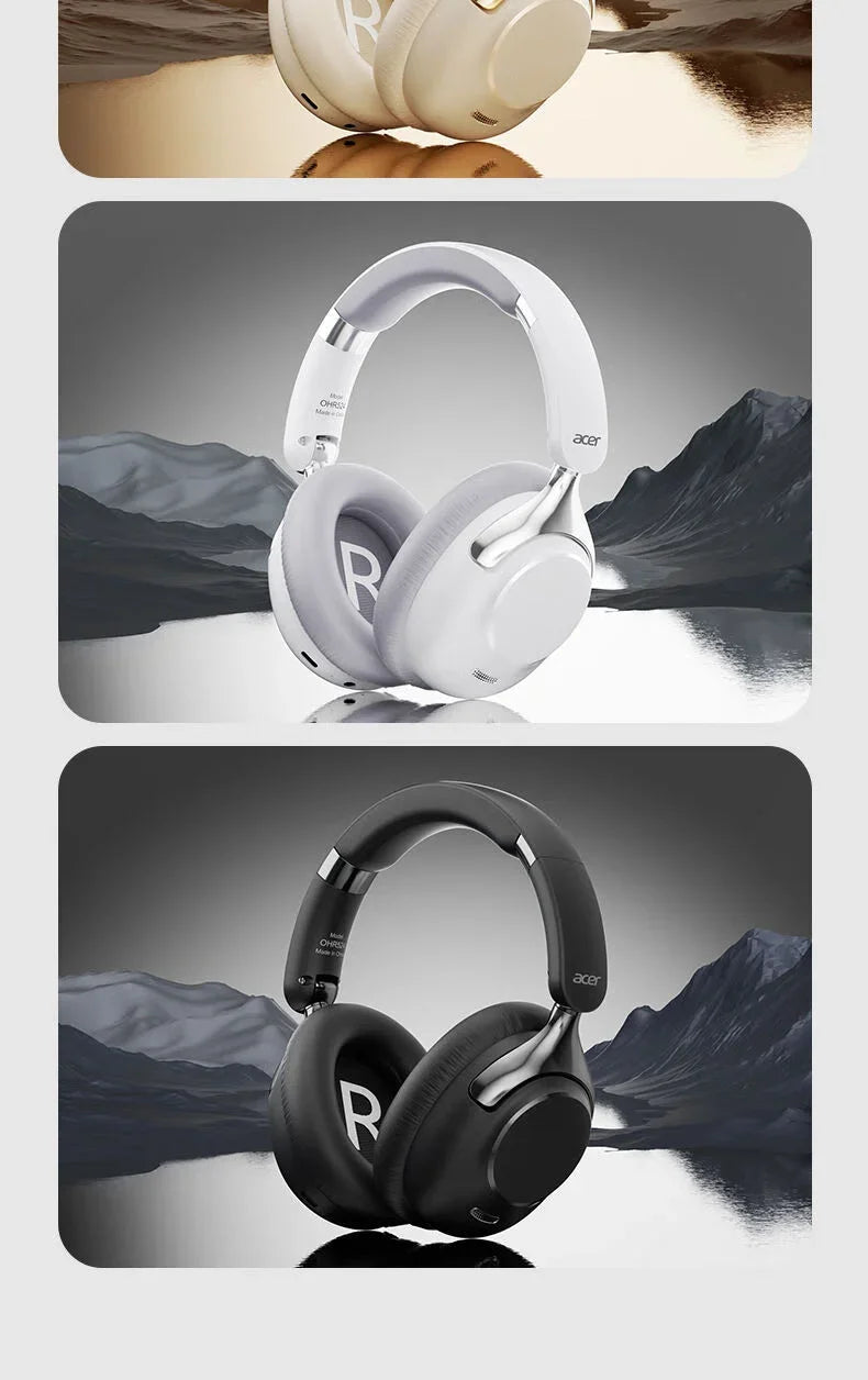 Acer ANC Wireless Bluetooth Headphones OHR524 360° Surround Sound Headsets Gamer Sports Earphones Noise Reduction with HD Mic