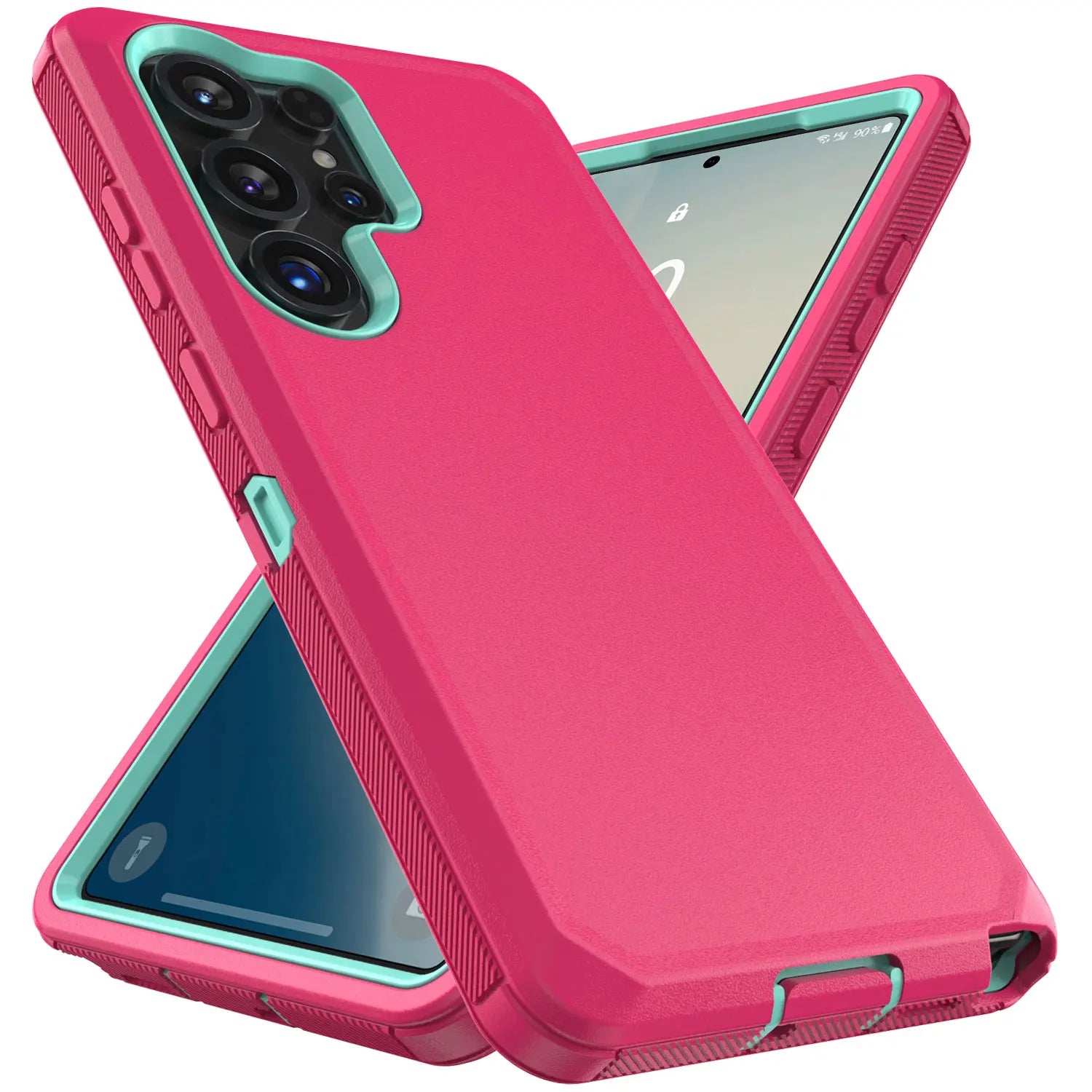 For Samsung Galaxy S25/S25 Plus/S25 Ultra/S25 FE/S25 Edge Phone Case Shockproof Heavy Duty Hybrid Rugged Cover With Belt Clip