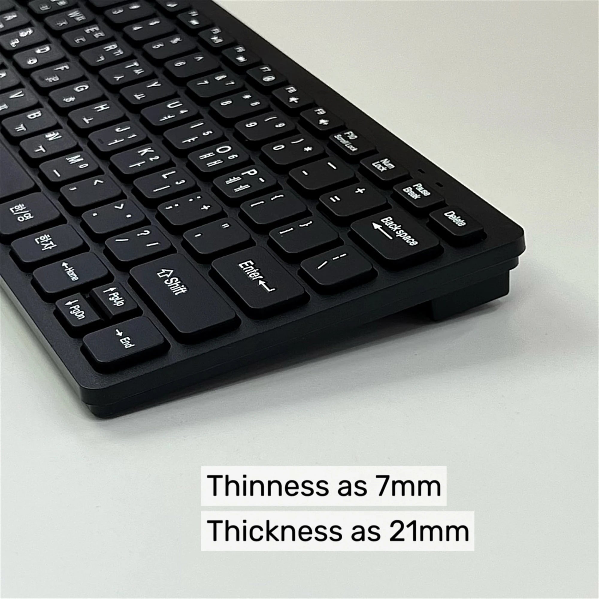 Russian 2.4G Wireless Keyboard and Mouse Protable Mini Keyboard Mouse Combo Set For Notebook Laptop Mac Desktop PC Computer