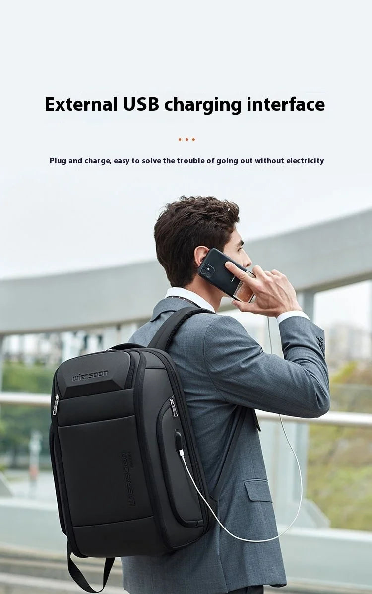 35 L Business Backpack For Men Waterproof Backpack Large Capacity Business Trip Multifunctional Password Anti-theft Laptop Bag