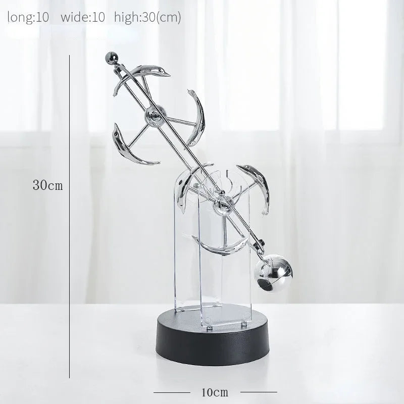 Physics Science Newton Pendulum Nordic Home Decoration Accessories Modern Metal Maglev Balance Balls Office Desk Decor Gifts