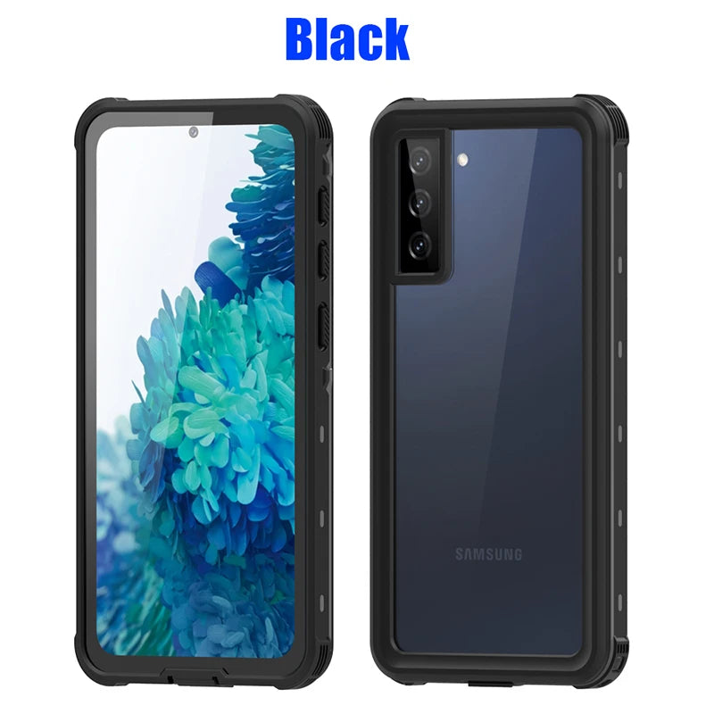 IP68 Waterproof Diving Swim OutdoorSport TPU Armor Cover Case For Samsung Galaxy S22 Ultra Plus S21 S20 Note 20 Ultra Note 10