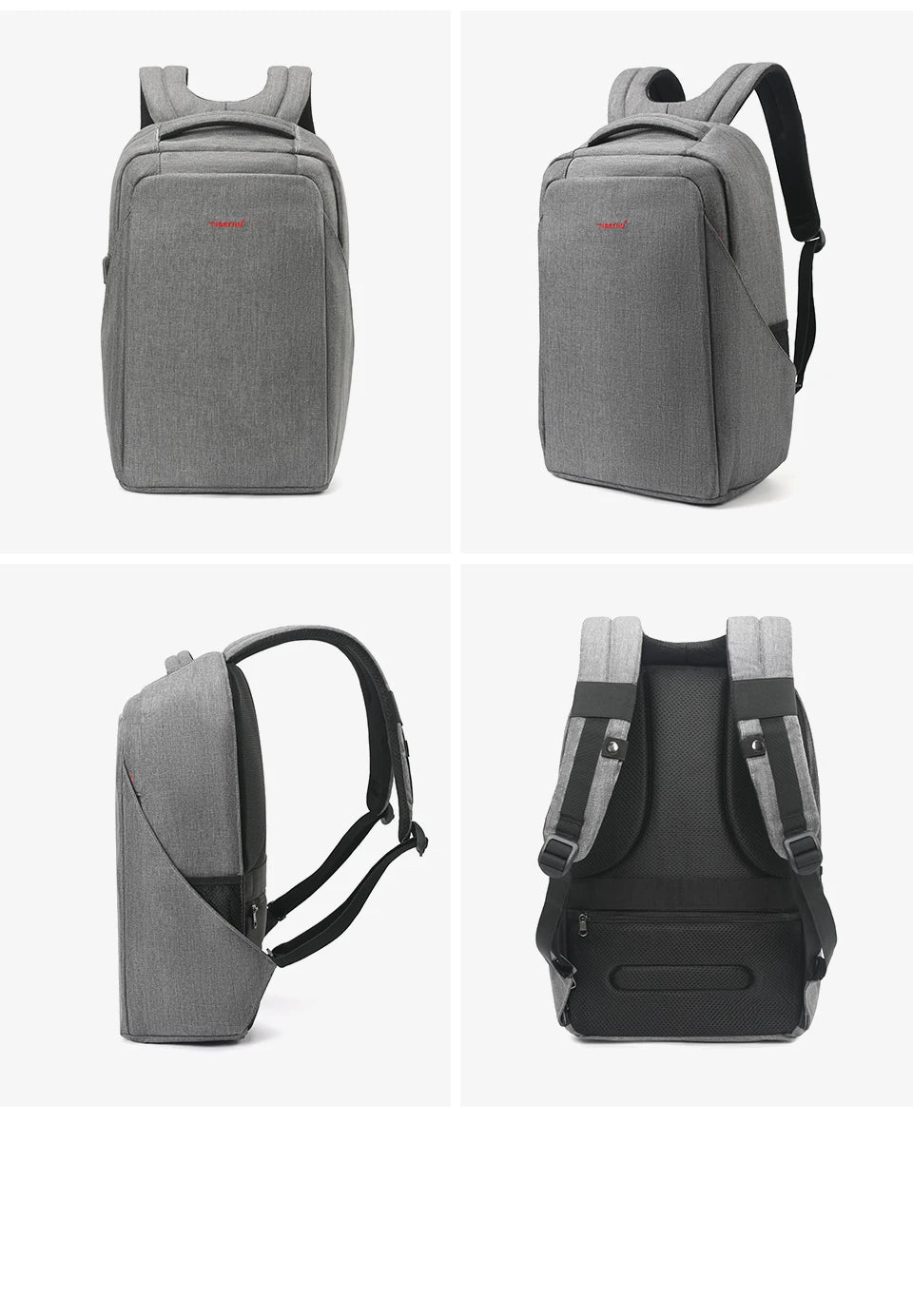 Tigernu Anti Theft Backpack Men USB Port Computer Backpacks For Men Bagpack Schoolbag 15.6inch Backpack Bags Travel Bag Knapsack