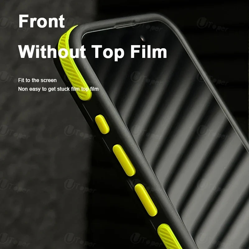 New Bicolor Matte Frosted Magnetic Phone Case For iPhone 17 16 15 14 Plus Pro Max Translucent Shockproof Hard Cover