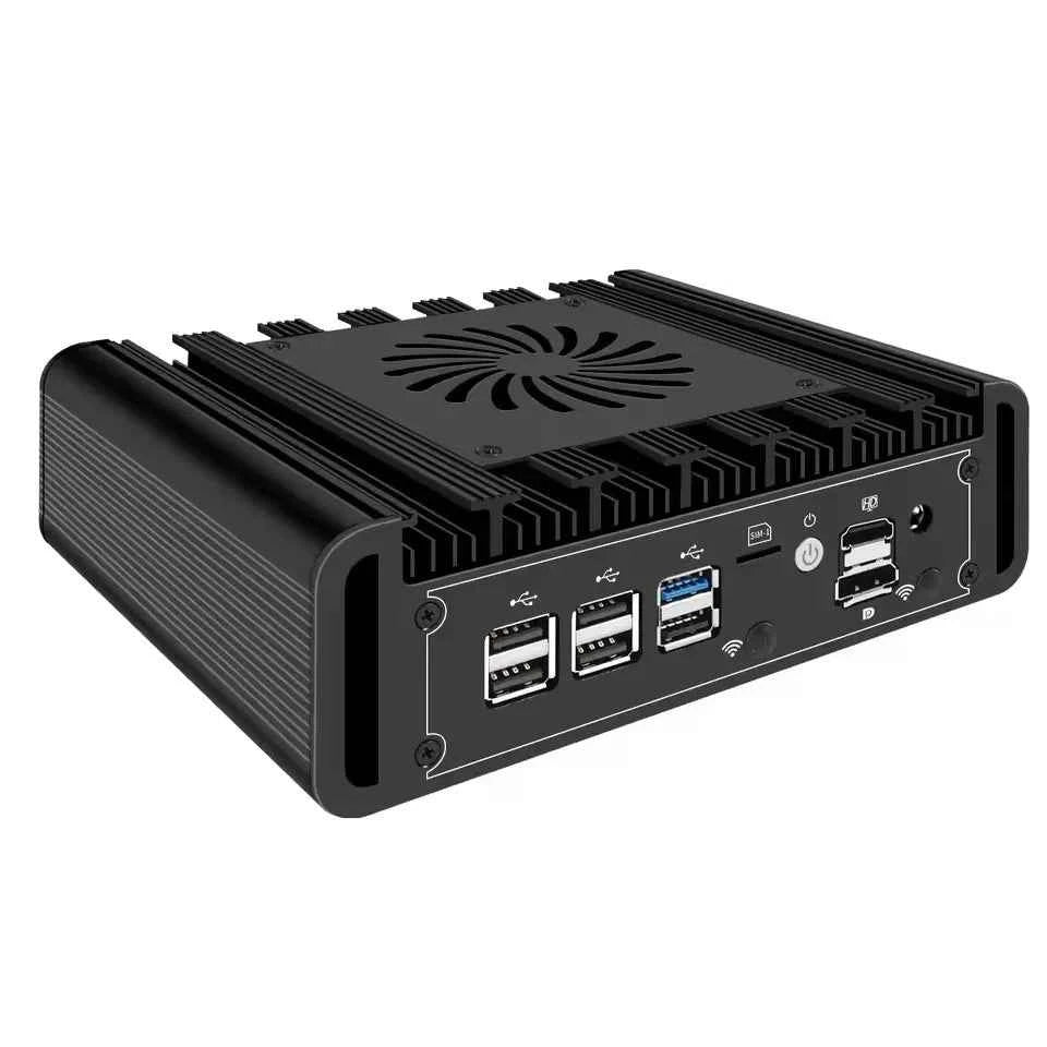 2x10G SFP+ 3x2.5G i226-V Lans Solid Firewall Mini PC Intel i3 N305 N150 DDR5 NVMe Proxmox pfSense OPNsense Home Server Host