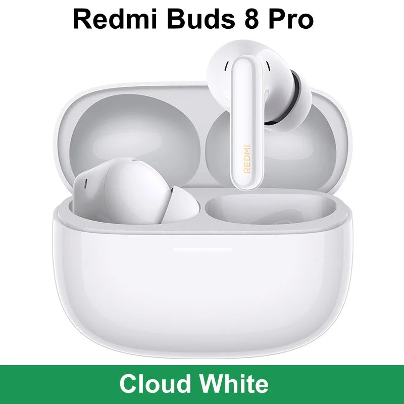 Xiaomi Redmi Buds 8 pro TWS Bluetooth 5.4 Earphones with 3MIC AI 55dB ANC 35H Battery Dual Connection Earbuds for Mobile Phone