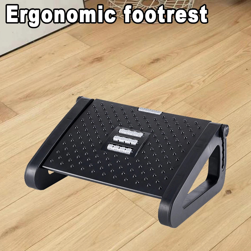 1pc Foot Rest, Adjustable Foot Rest for Under Desk at Work, Ergonomic Foots Stool for Under Office Desks