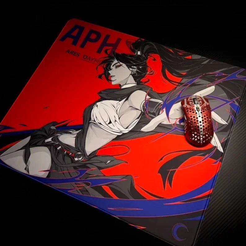 Hot Sale Crescent Care Studio Olympus Series Zeus Hades Poseidon Ares X Mousepad Gaming Mouse Pad FPS PC E-sport Accessories