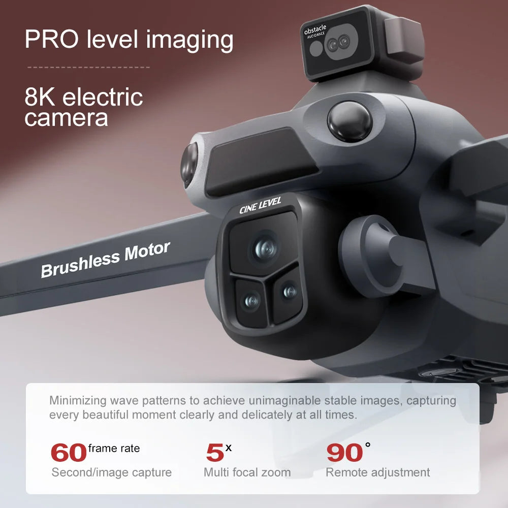 Lenovo V918 3S GPS Drone 8K Professional Camera Aerial FPV Brush power Laser Obstacle with Large Screen RC Folding 2026