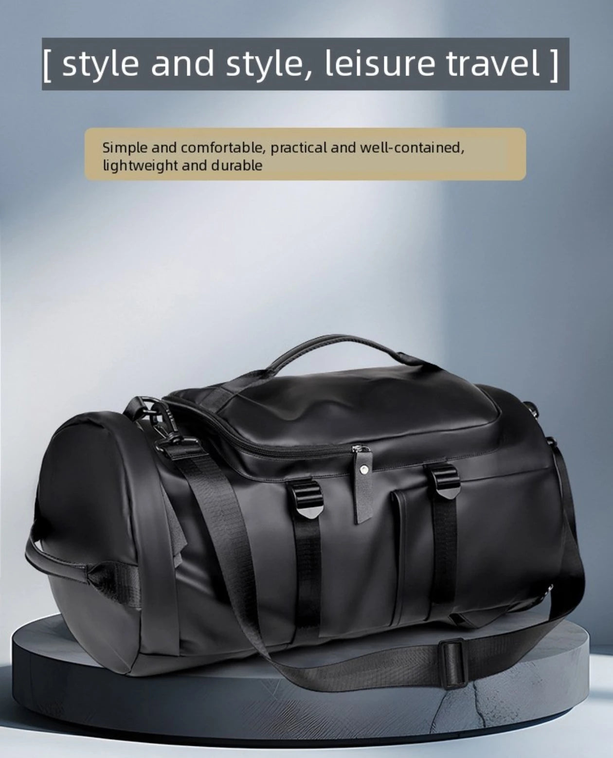 Travel backpack, large carry on bag with shoe compartment approved by the airline, 17 inch laptop backpack, business work fitnes