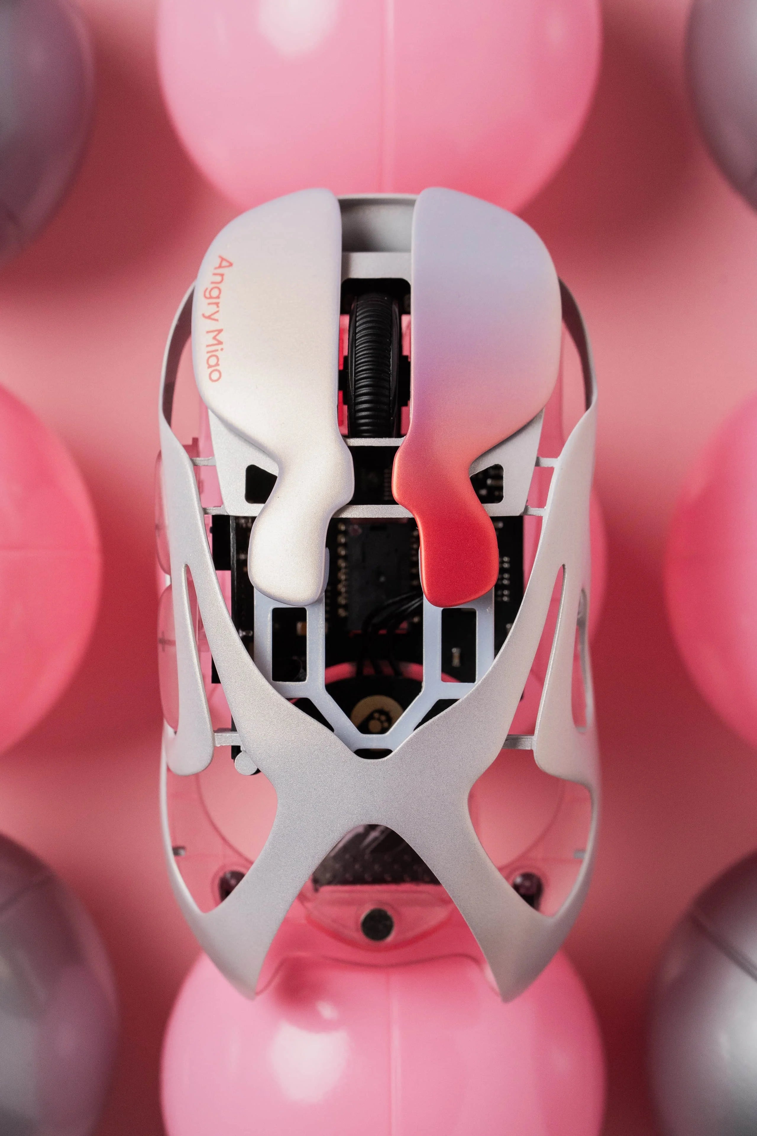 Angry Miao AM Infinity Mouse Tri Mode Wireless Mouse Paw3950 8000Hz Lightweight Hollow Out Magnalium Gaming Mice PC Accessories - WinSupport Tech