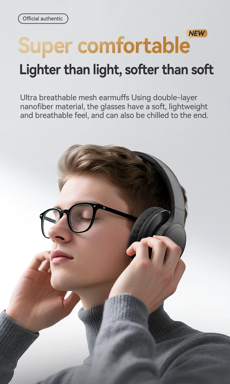 Acer Ohr559 Wireless Bluetooth Headset with High-Fidelity Stereo Bass Sound, Noise Reduction for Calls, Music, and Gaming, No Delay, Long Battery Life, Full-Ear Coverage, Comfortable Fit, with Microphone