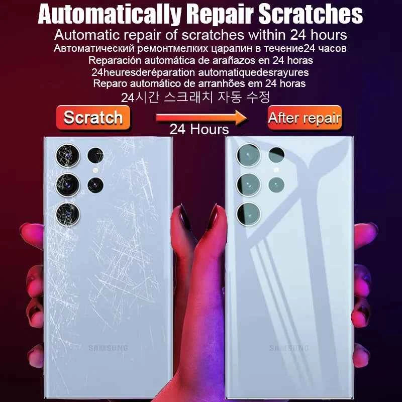 1-3Pcs Hydrogel Back Film For Samsung Galaxy S25 S24 S23 S22 S21 Ultra S25 Plus A55 A54 A34 A53 A52 FE 5G Clear Screen Protector