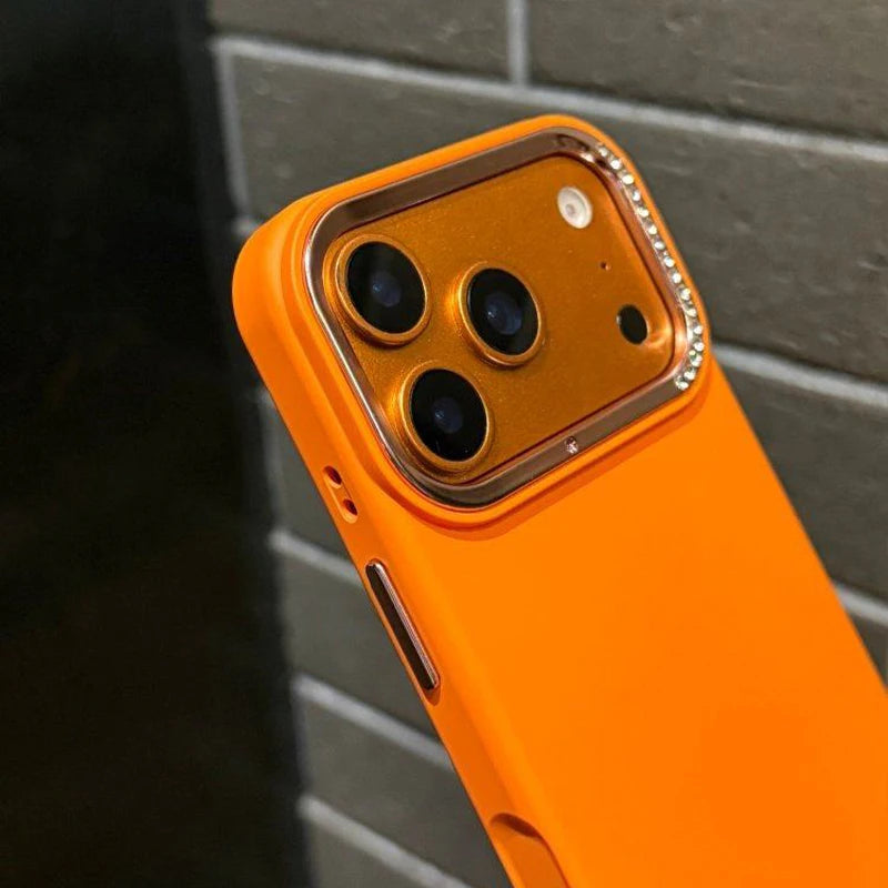 Rhinestone Silicone Phone Case for iPhone 17/16/15/14/13/12/11 pro Max - Soft Comfortable Design Compatible with Multiple Models