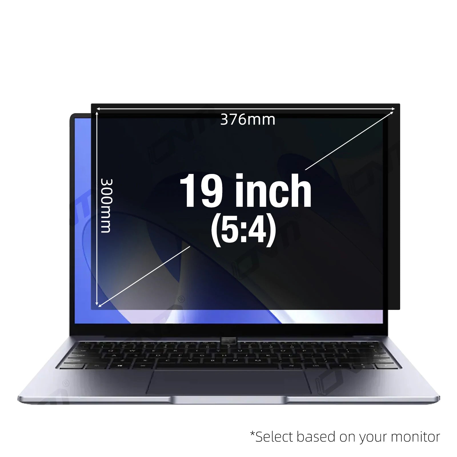 Privacy Screen Protector 11.6-32 inch 16:9/16:10/5:4 Laptop Desktop, 28° Anti-Spy Anti-Glare Matte Blue Light Filter Film 0.45mm