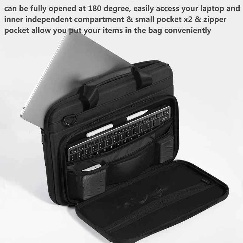 14 15.6 inch Laptop Case Hard Shell Laptop Shoulder Bag Men Women Business Briefcase for MacBook Pro 16 M4 Huawei Lenovo HP Dell