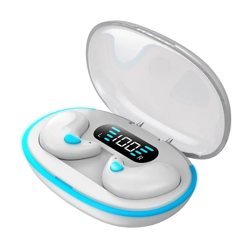 X55 Sleep Invisible Earbuds Mini Tiny Headphones Hidden Ture Wireless Auricular Cuffie Stereo Noise Cancelling Earphone