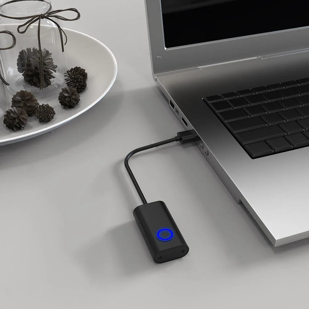2 in 1 USB Type-C Mouse Jiggler Drive Free Automatic Computer Mouse Mover Jiggler Automatic Mouse Shaker Keeps Computer Awake