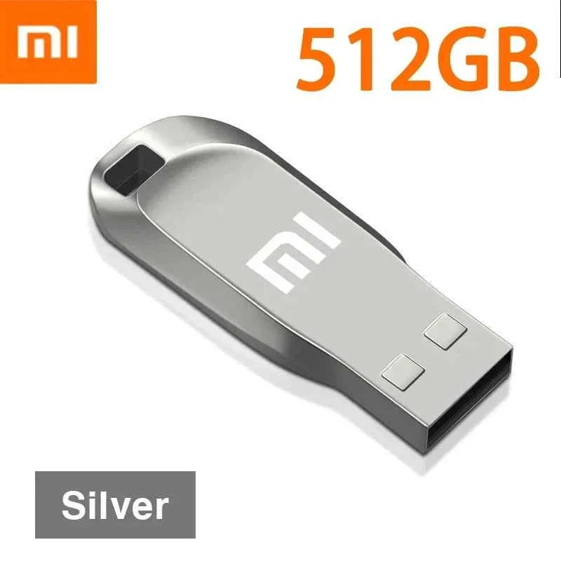 Xiaomi pendrive 3.2USB 2TB flash metal disk 1TB 512GB USB waterproof memory stick SSD unit, suitable for computer Disc buckle