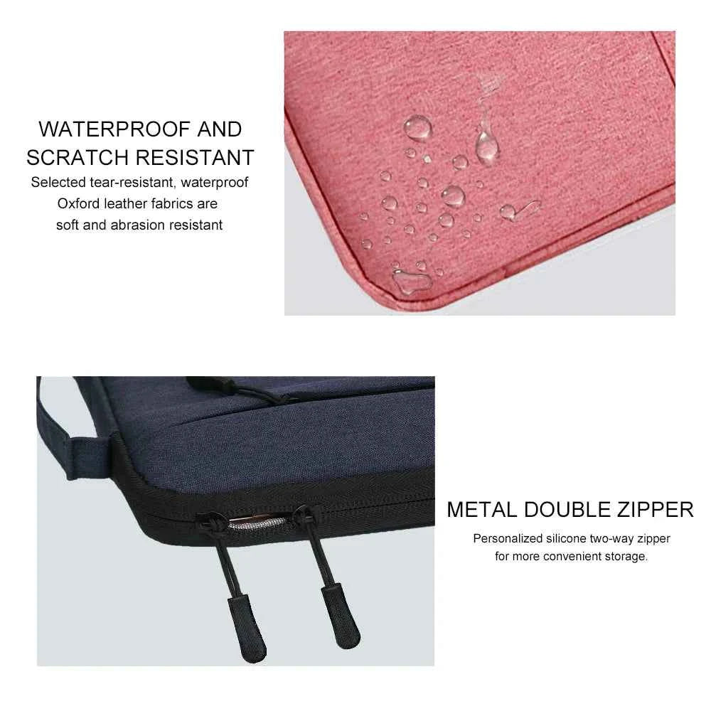 Waterproof Universal Laptops Bag Sleeve 12 13 14 15 15.4 15.6 16 inch Notebook For Macbook Computer Handbag Briefcase Travel Bag