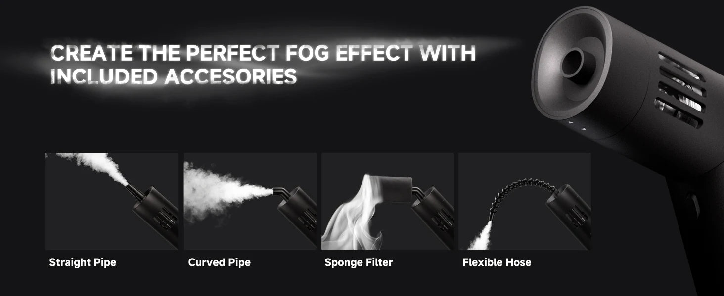 COLBOR CF5 Mini Fog Machine 40 W Portable Remote Control Smoke Machine for Photography, Fog Smoke Machine for Video Production