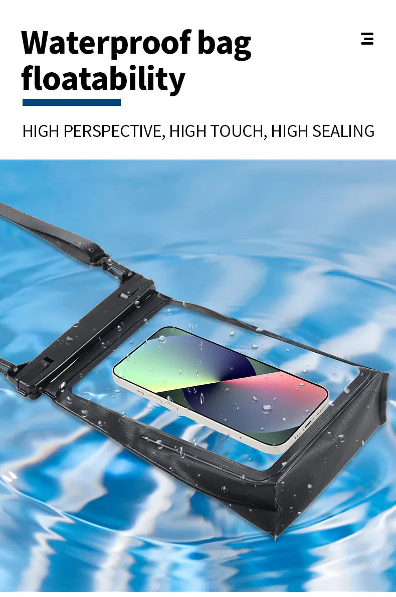 Waterproof Case for iPhone 16 15 14 Samsung S24 23 Ultra Pro Max Plus Large Capacity Swimming Underwater Diving Cover Pouch \';[