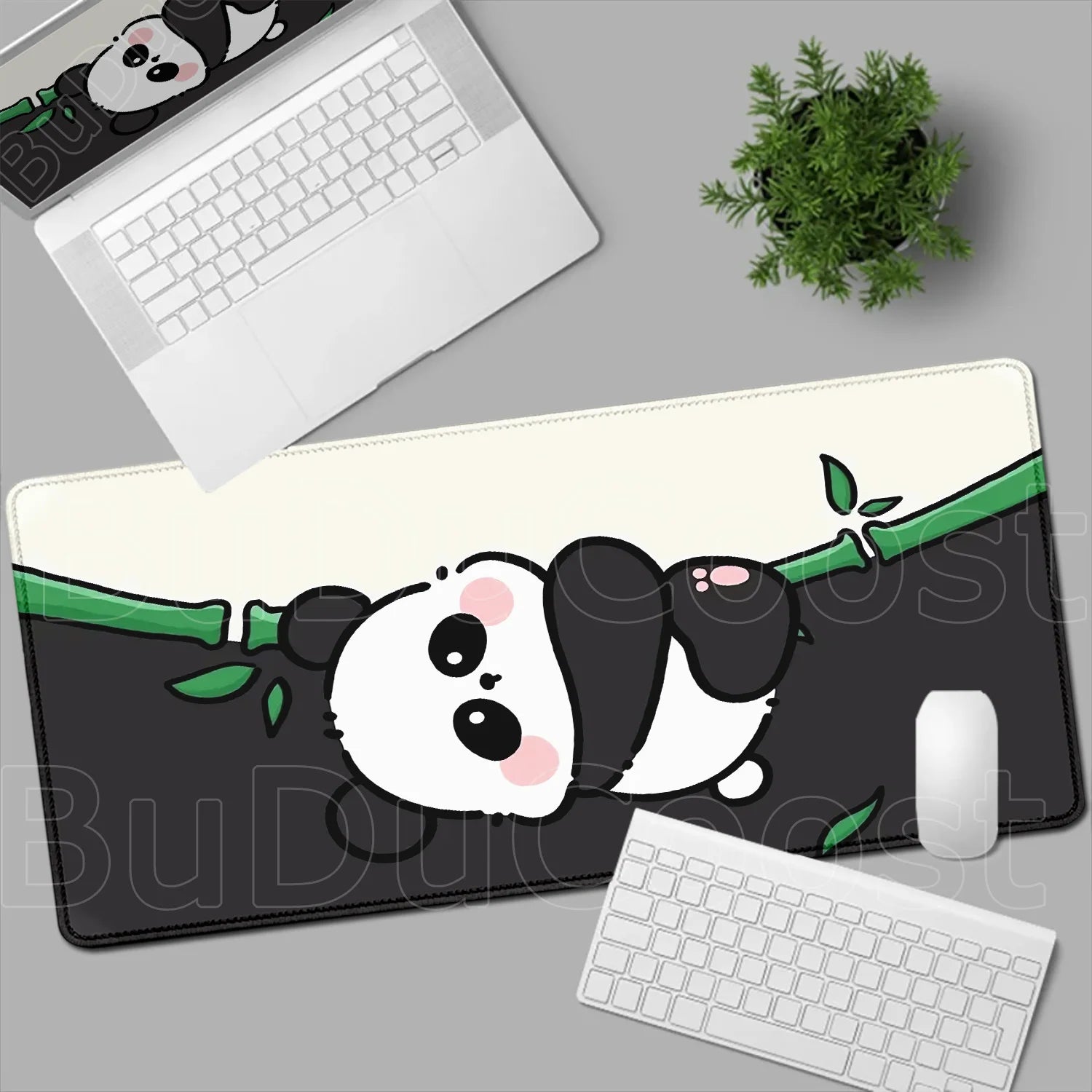 HD Printing Kawaii Anime Panda Mouse Pad Large Computer Office PC Game Table Mats XXL Gaming Keyboard Pad Cute Animals Desk Pads