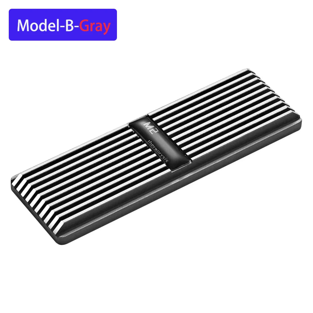 M.2 NVME 2280 Solid State Hard Disk Radiator Aluminum M.2 SSD Heat Sink M.2 SSD Cooler With Thermal Pad For PS5 Desktop PC