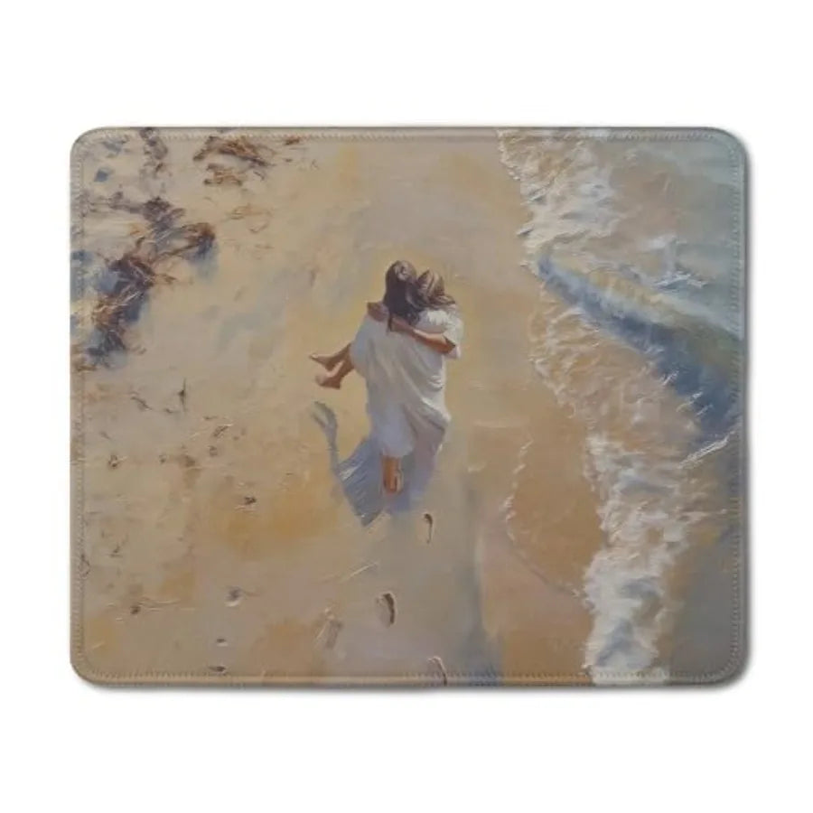 Watercolor Forest Christian Mouse Pad, Psalm 46:1Bible Verse Mouse Pads Mousepad for Desk Home Office Dorm Computers Laptop, Re