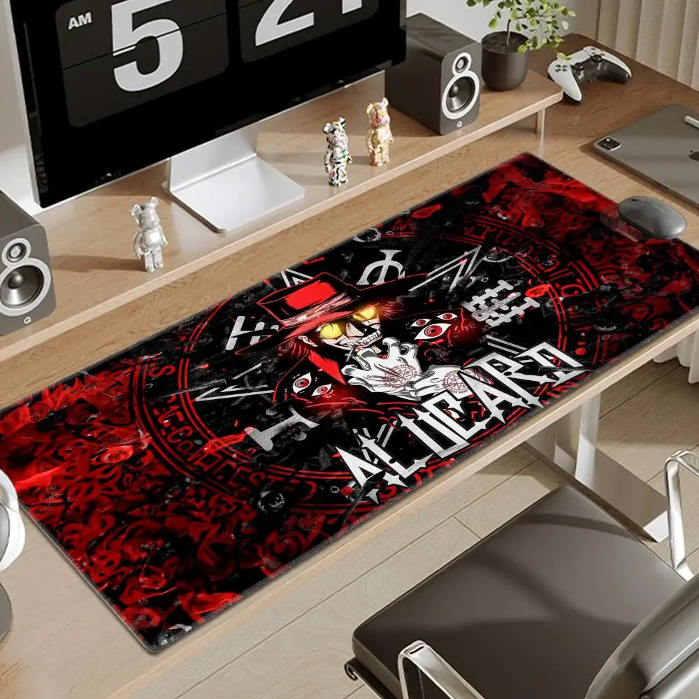 Anime Hellsing Alucard Mousepad Pad Gamer Carpet Computer Mouse Pad Anime Gaming mouse pad High Quality Game Mouse pad gift csgo