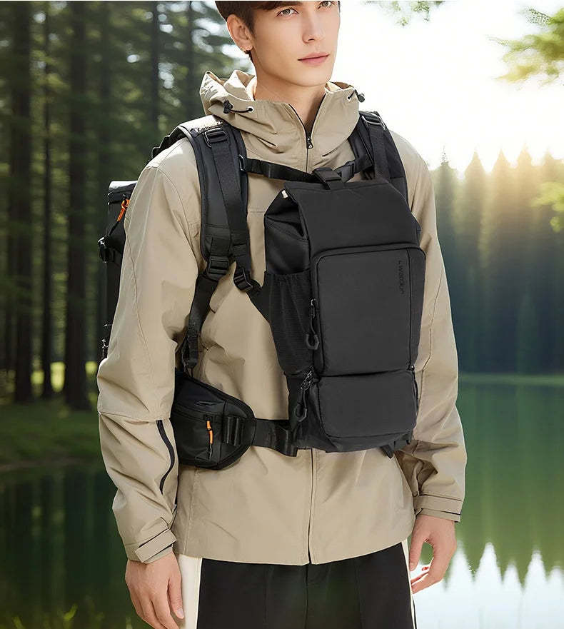 Waterproof Camera Chest Pack Sling Bag – DSLR/SLR/Mirrorless Camera Waist & Shoulder Bag for Photography Travel & Outdoor Use